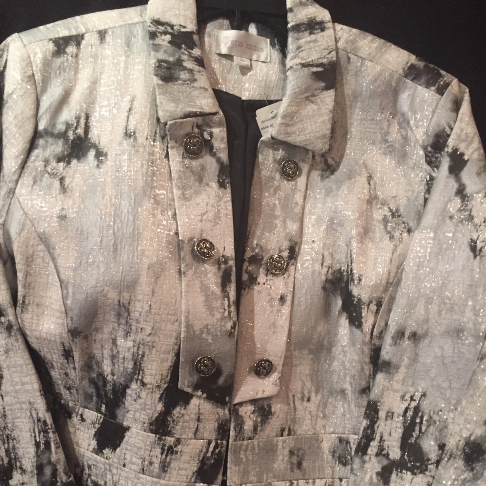 CHRISTOPHER & BANKS Sparkly jacket - XL- NWT - Picture 4 of 9